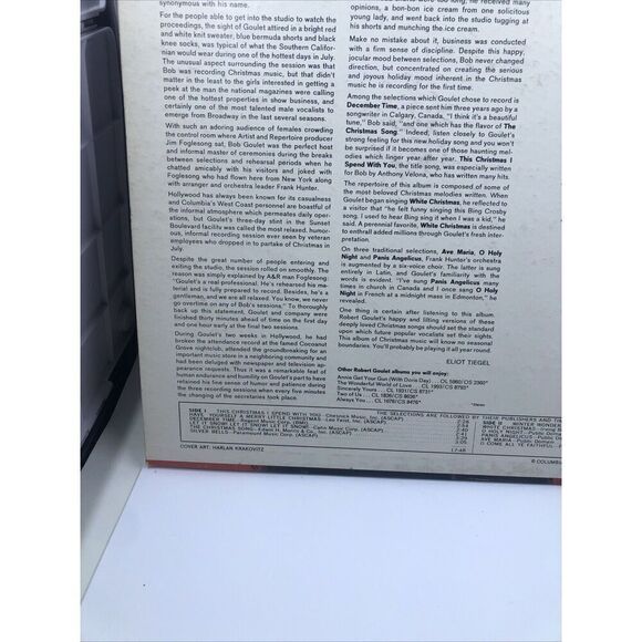 ROBERT GOULET THIS CHRISTMAS I SPEND WITH YOU 1963. Record - Picture 7 of 10